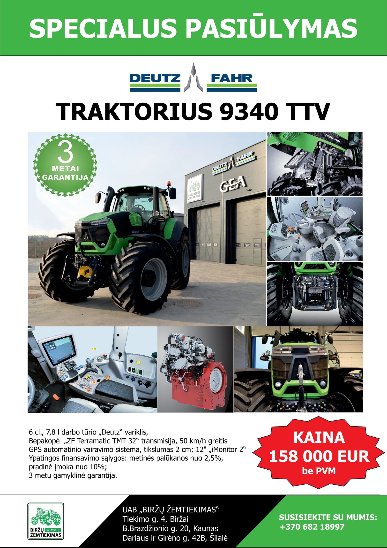 Traktorius 934001-00