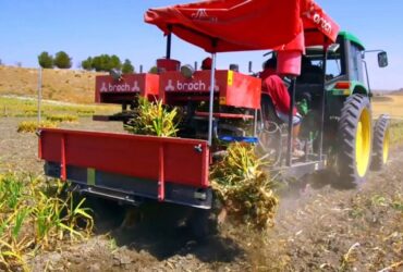 Česnakų kombainas-rišėjas Broch